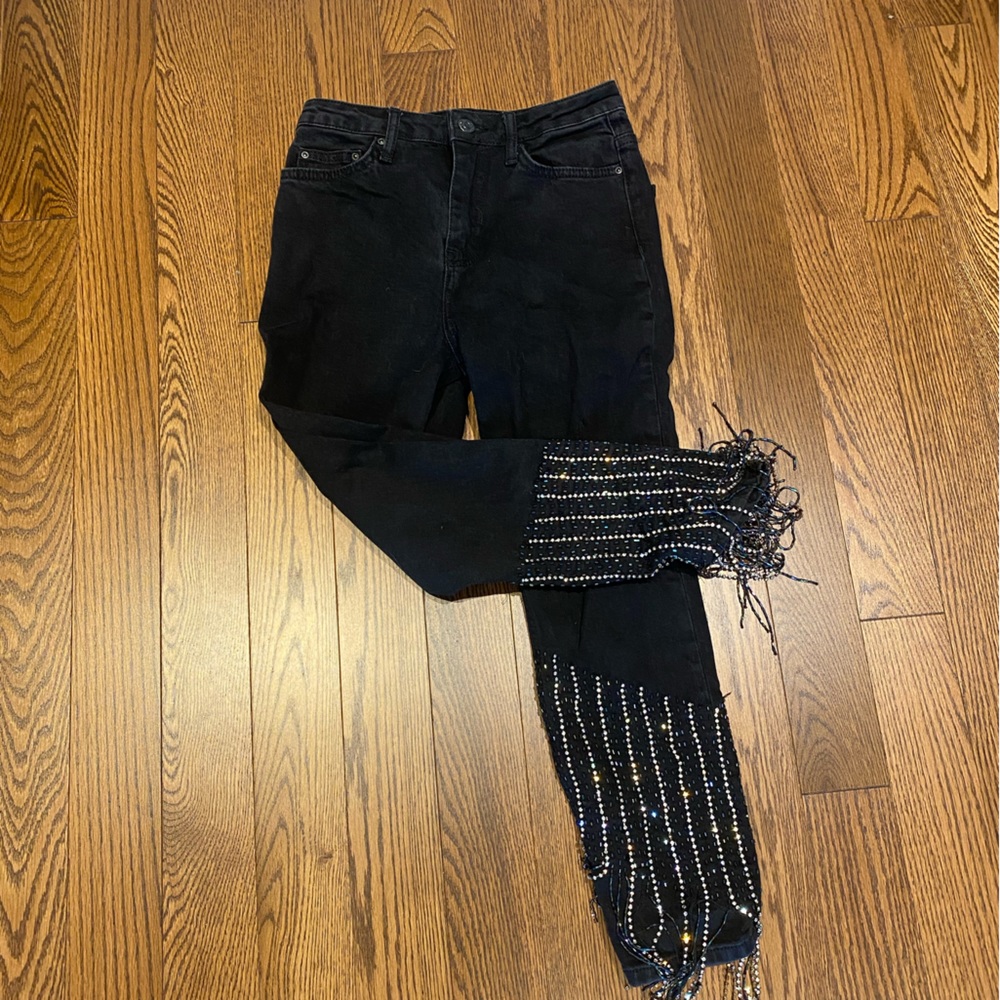Never worn, sparkle jeans 🖤